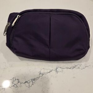 Travelon Purple Nylon Travel Bag Sleek Design